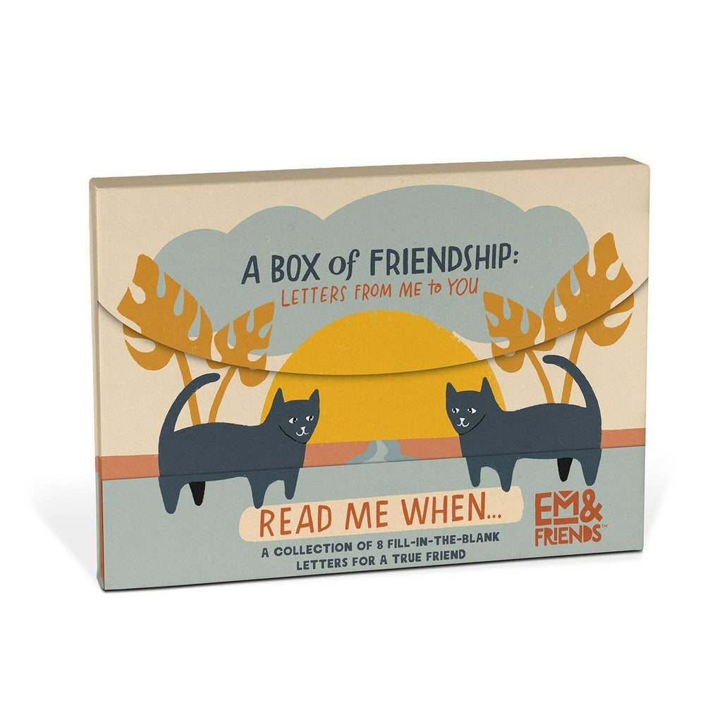 A Box of Friendship: Letters to Fill In From Me to You - Freshie & Zero Studio Shop