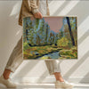 El Baker Art Colorado River landscape art print 8x10 poster showcasing scenic river view with vibrant colors and natural details.