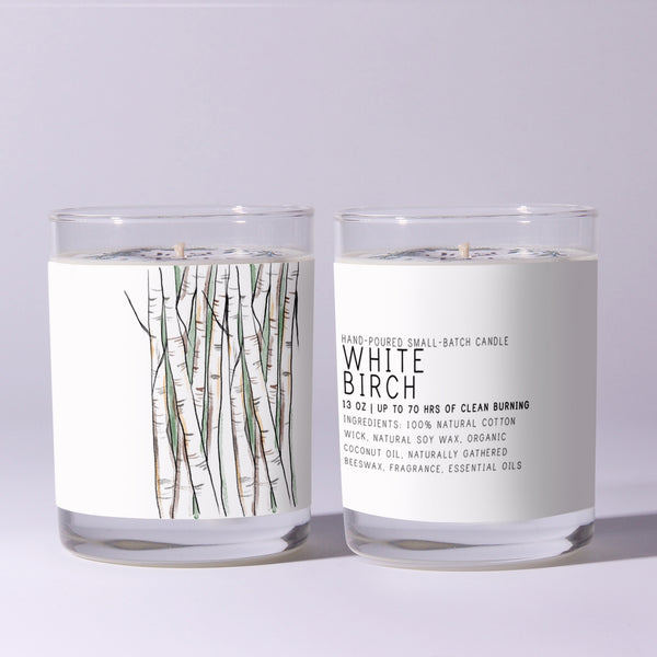 White Birch 7oz Just Bee Candle - Freshie & Zero Studio Shop