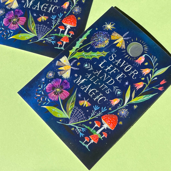 Night Magic Matte Sticker - Freshie & Zero Studio Shop