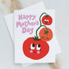 Tomato Family Mother's Day Greeting Card - Freshie & Zero Studio Shop