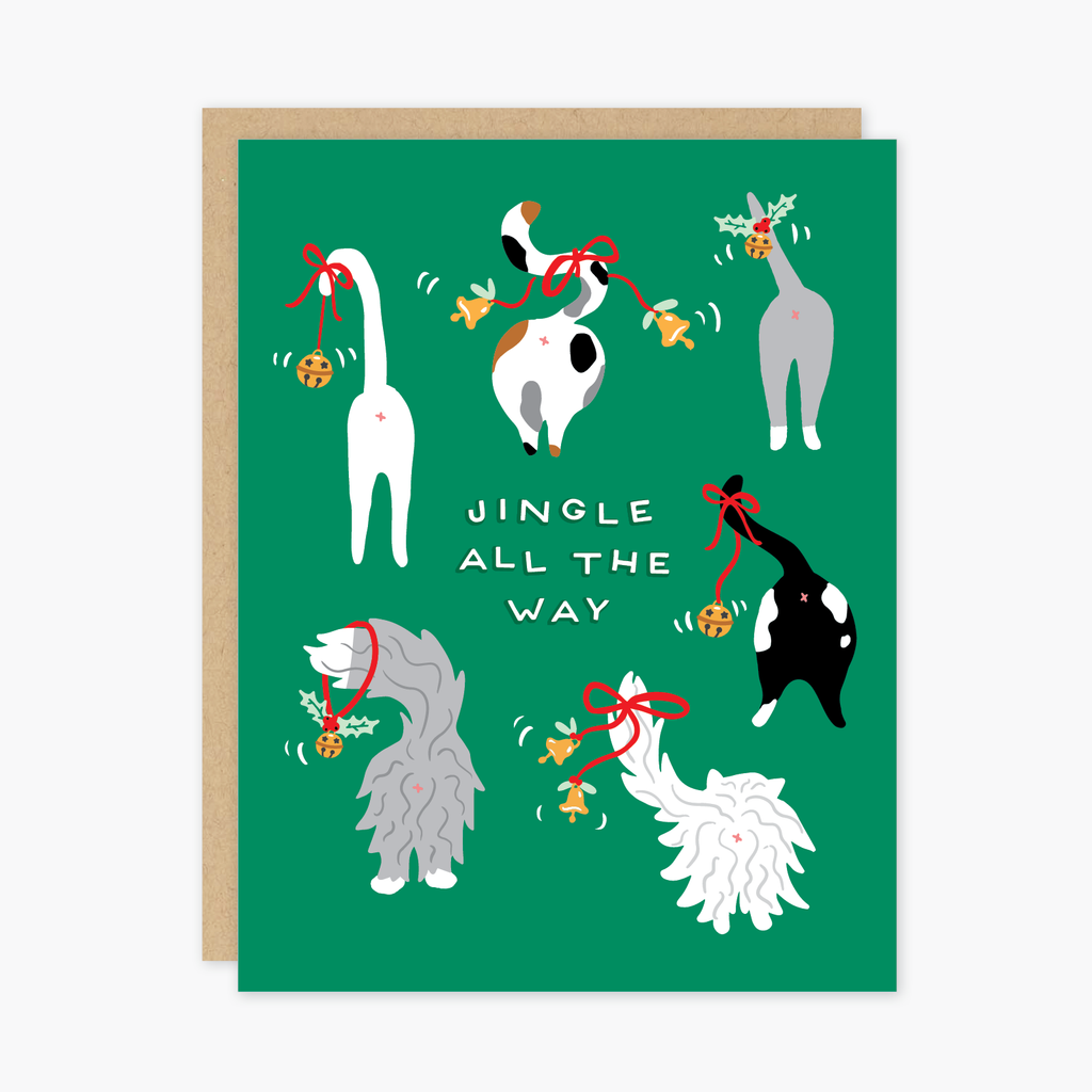 Boxed Jingle Cats Holiday Cards - Set of 8 - Freshie & Zero Studio Shop