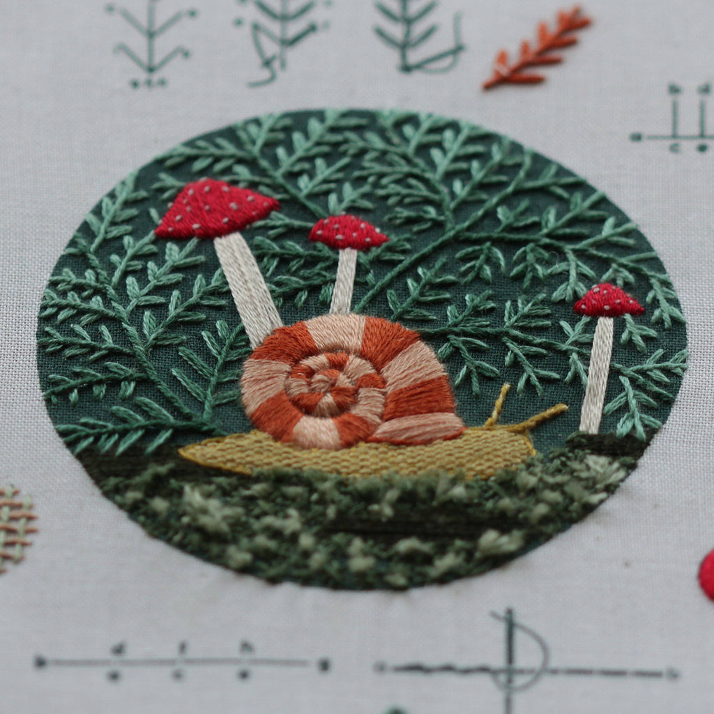 Learn Embroidery, Forest Floor | Beginner - Freshie & Zero Studio Shop