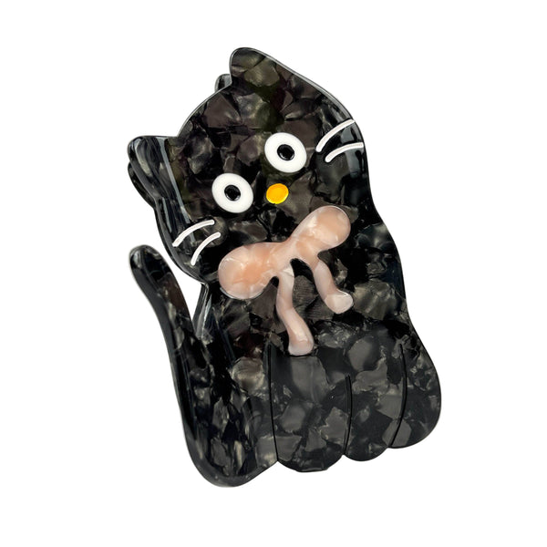 Curious Cat Hair Claw Clip - Freshie & Zero Studio Shop