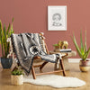 Soleil Black + White Throw Blanket by Jungalow - Freshie & Zero Studio Shop