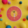 Sunshine with Cat Sticker - Freshie & Zero Studio Shop