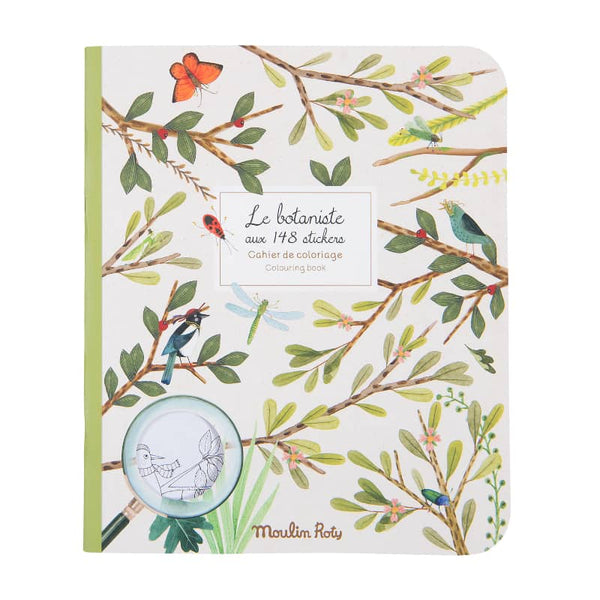 Four Seasons Garden Coloring Book with Stickers - Freshie & Zero Studio Shop