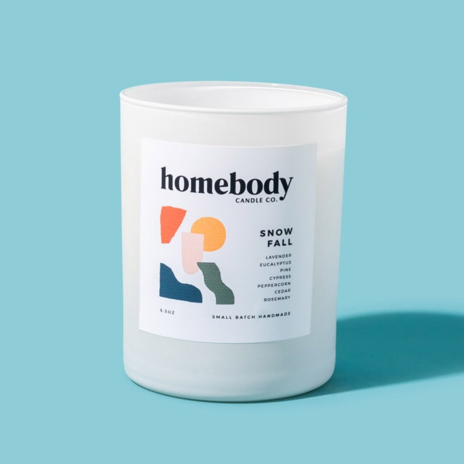 Homebody Candle: Snow Fall - Freshie & Zero Studio Shop