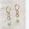 marine little gemstone earrings - Freshie & Zero Studio Shop