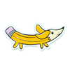 Pencil Puppy Vinyl Sticker - Freshie & Zero Studio Shop