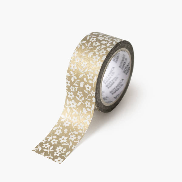 Sunlit Garden Washi Tape by Botanica Paper Co. featuring floral and botanical patterns in vibrant colors.