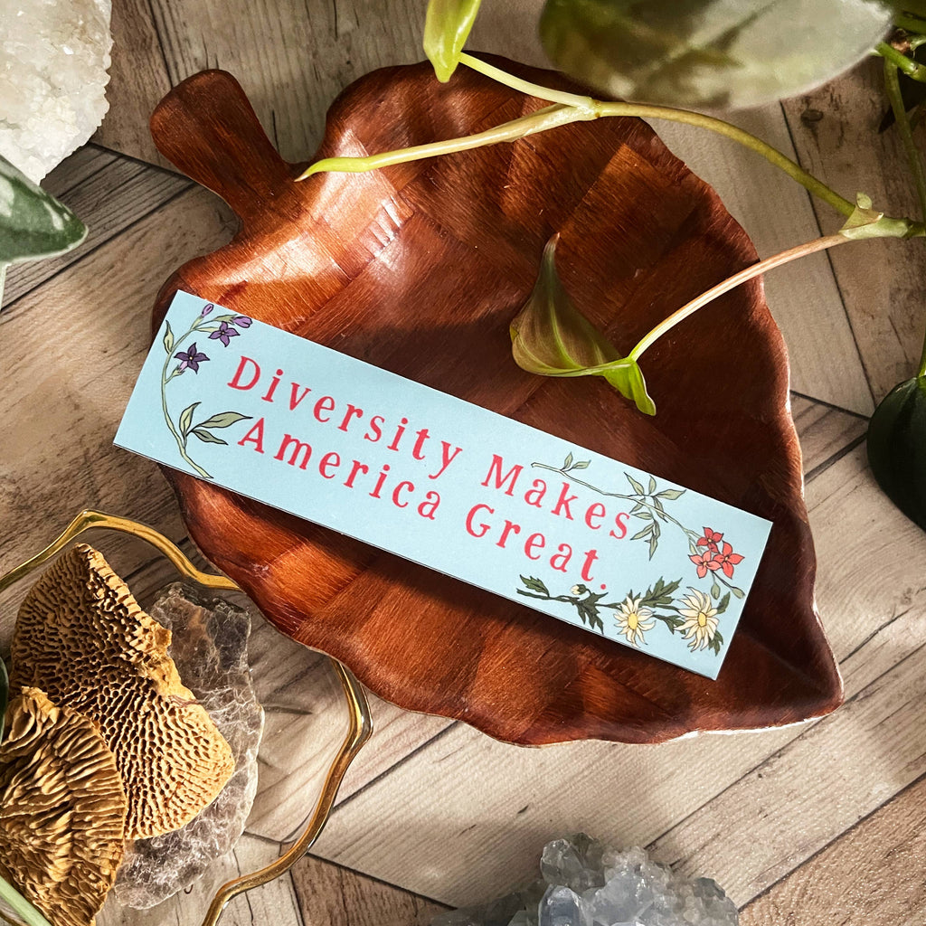 Diversity Makes America Great Vinyl Sticker - Freshie & Zero Studio Shop