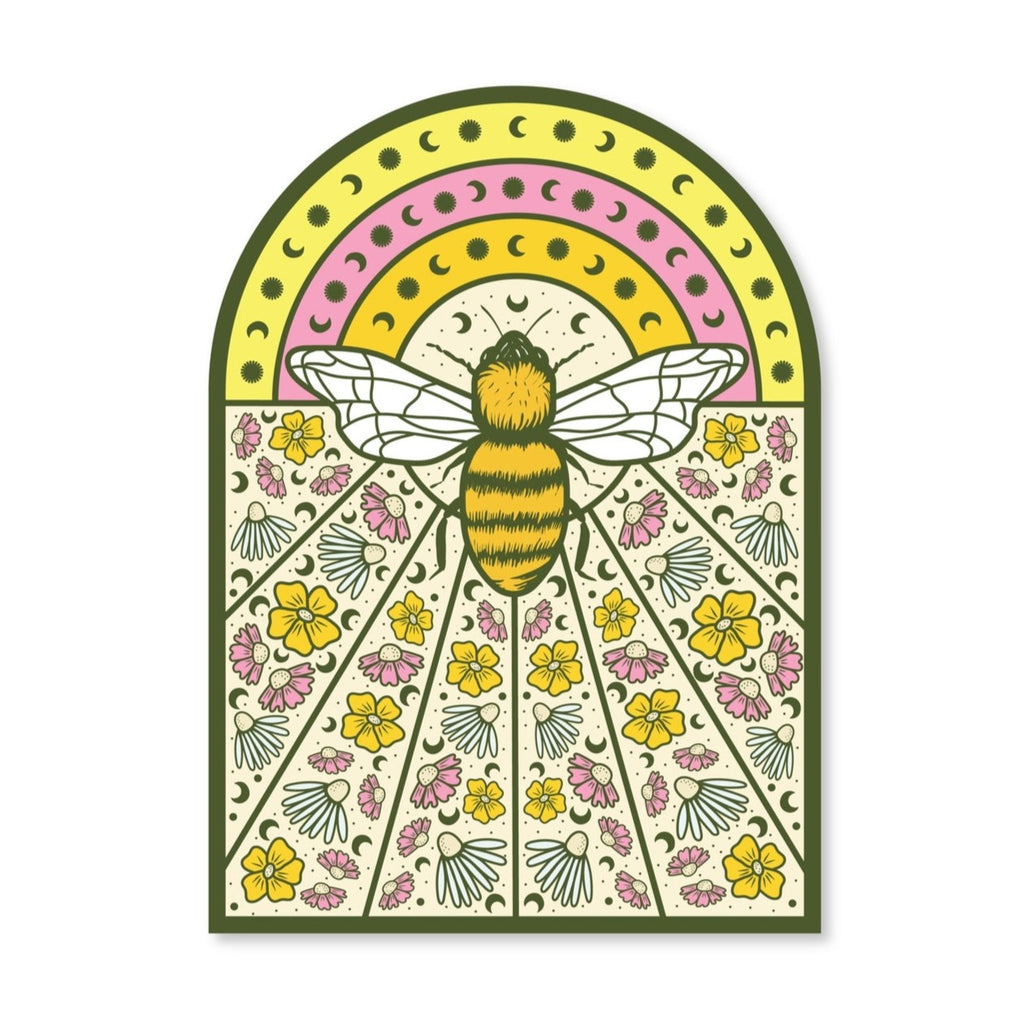 Bee Burst Sticker - Freshie & Zero Studio Shop