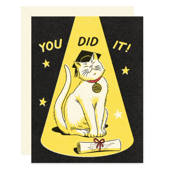 You Did It Graduation Card - Freshie & Zero Studio Shop
