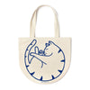 Curled Cat Round Tote Bag - Freshie & Zero Studio Shop