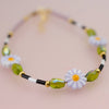 Lavender Daisy Beaded Bracelet by Jill Makes - Freshie & Zero Studio Shop