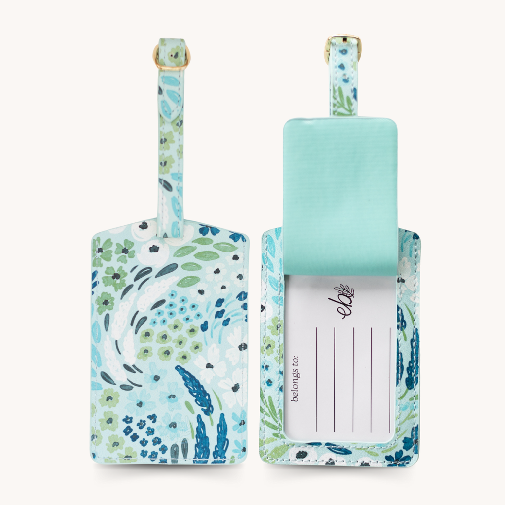 Waterfall Floral Luggage Tag - Freshie & Zero Studio Shop