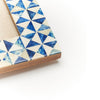 Varuna Cobalt Carved Bone Picture Frame - 4 x 6 - Freshie & Zero Studio Shop