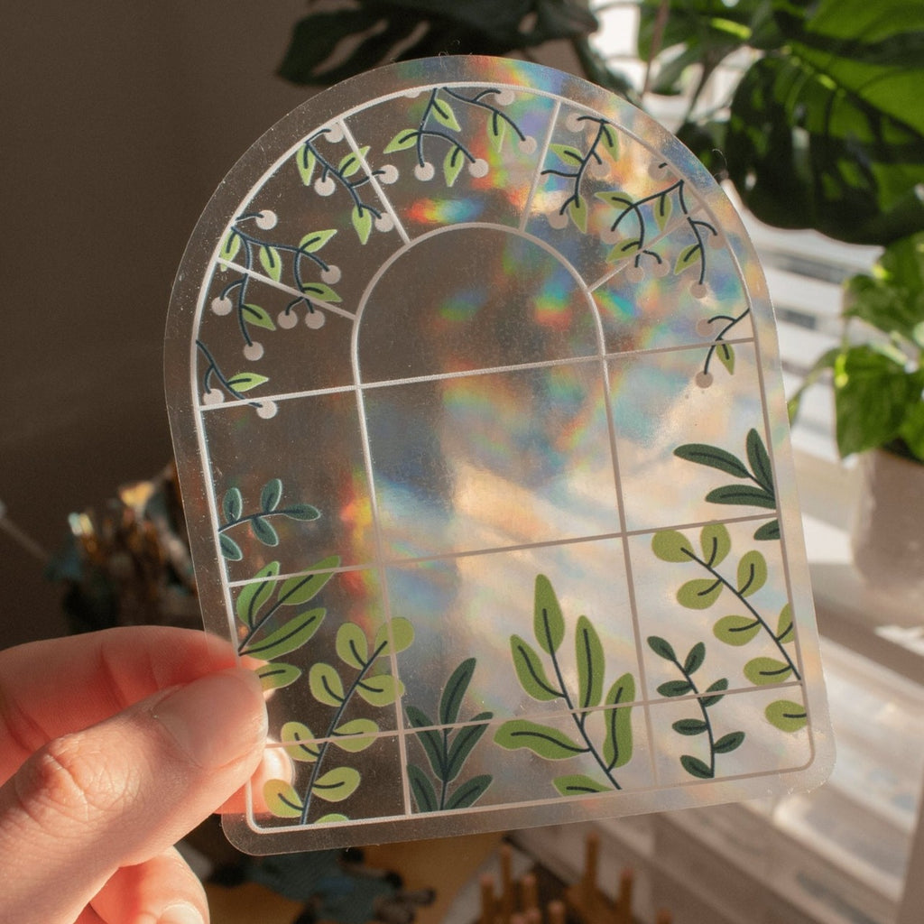 Greenhouse Suncatcher Decal - Freshie & Zero Studio Shop