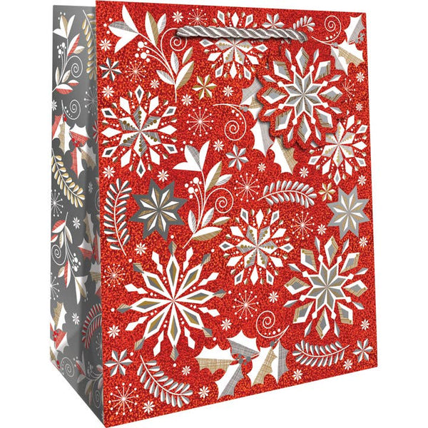 Merriment Red Gift Bag - Medium - Freshie & Zero Studio Shop