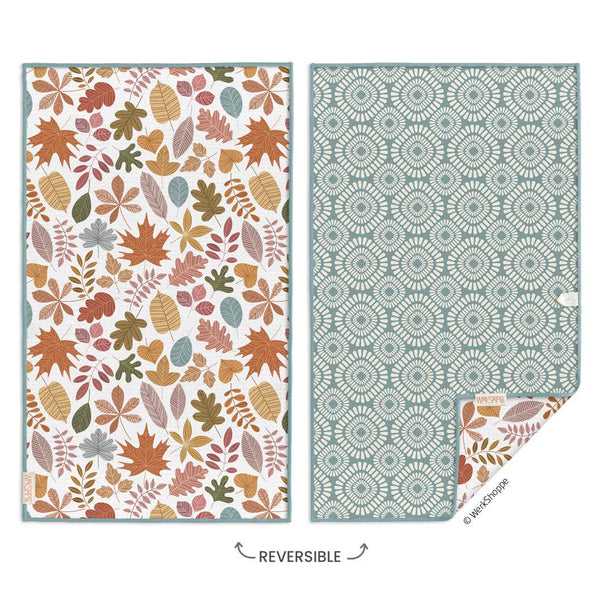 Autumn Leaves Microfiber Kitchen Towel - Freshie & Zero Studio Shop