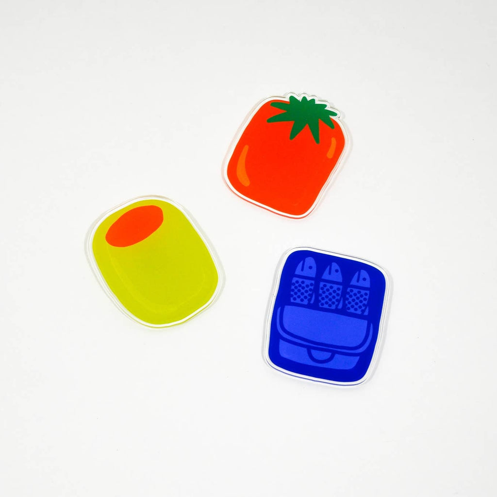 Oblong Tomato Acrylic Magnet - Freshie & Zero Studio Shop