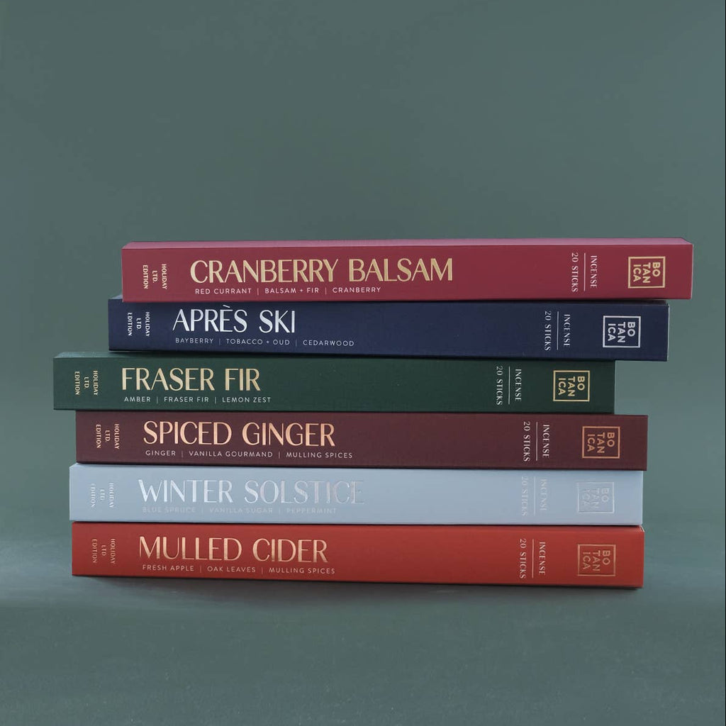 Fraser Fir Holiday Incense by Botanica - Freshie & Zero Studio Shop