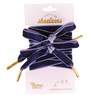 Velvet Ribbon Shoelaces - Blue - Freshie & Zero Studio Shop