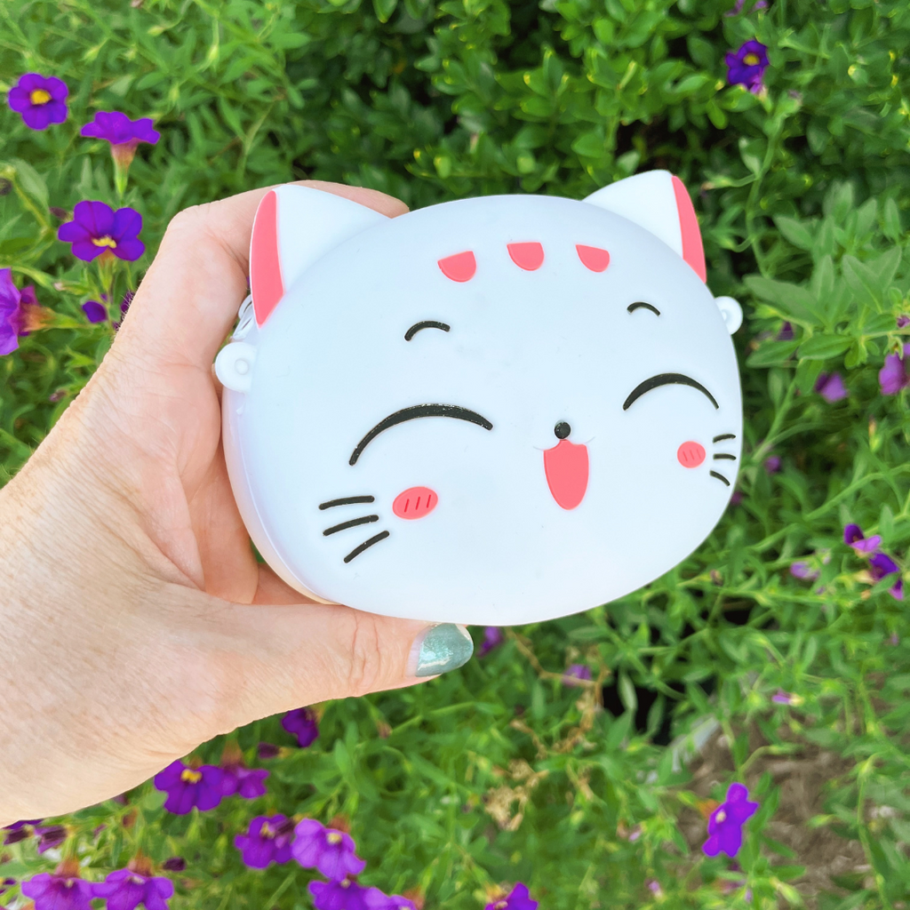 Happy Cat Small Kawaii Pouch - Freshie & Zero Studio Shop