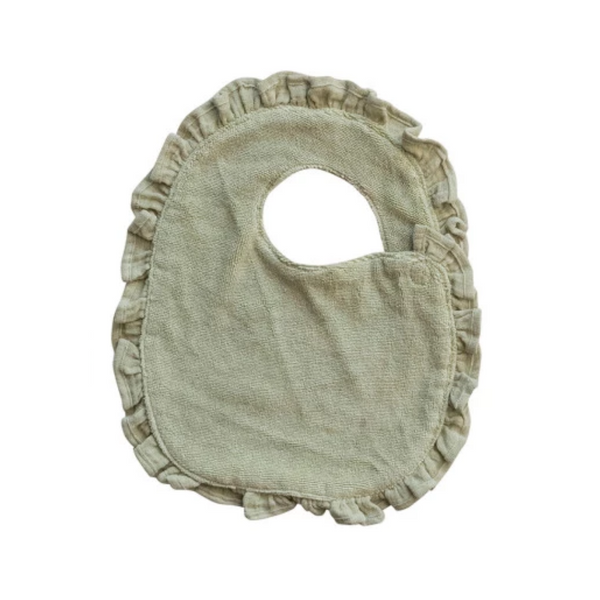 Ruffle Cotton Cloth Baby Bib - Freshie & Zero Studio Shop