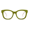 Peepers x Laura Park Reading Glasses: Center Stage - Green/Gasparilla - Freshie & Zero Studio Shop
