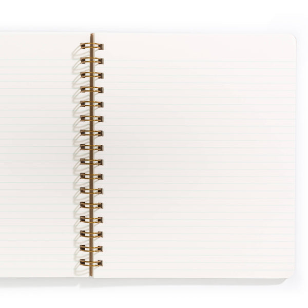 Lavender Sprig Spiral Lined Notebook by Shorthand Press - Freshie & Zero Studio Shop