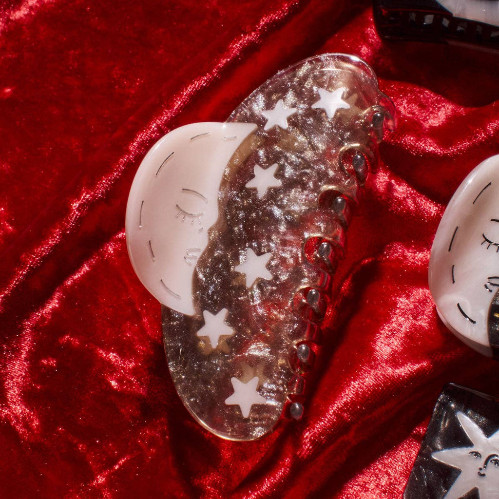 Moon and Stars Hair Claw - Freshie & Zero Studio Shop