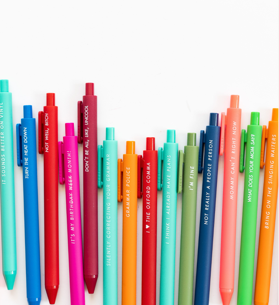Pens for Getting Through the Day - Freshie & Zero Studio Shop