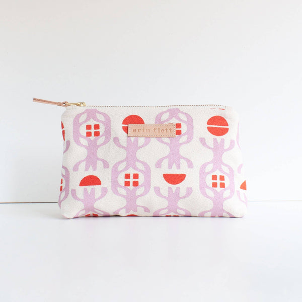 Orange + Lilac Chalet Toiletry Bag | Erin Flett - Freshie & Zero Studio Shop