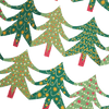 Christmas Trees Paper Concertina Garland by East End Press - Freshie & Zero Studio Shop