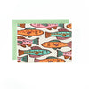 Colorful Fish: Letterpress Card Box Set of 6 by Shorthand Press - Freshie & Zero Studio Shop