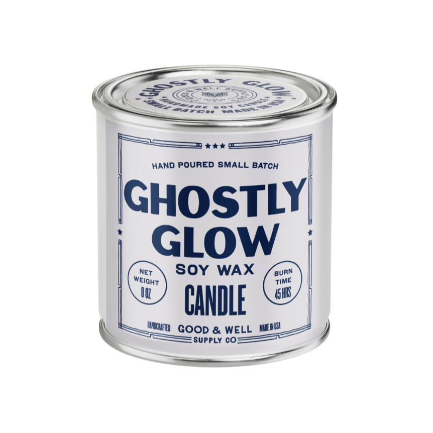 Ghostly Glow Soy Candle by Good & Well Supply - Freshie & Zero Studio Shop