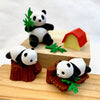 Iwako Panda Family Puzzle Erasers Set - Freshie & Zero Studio Shop