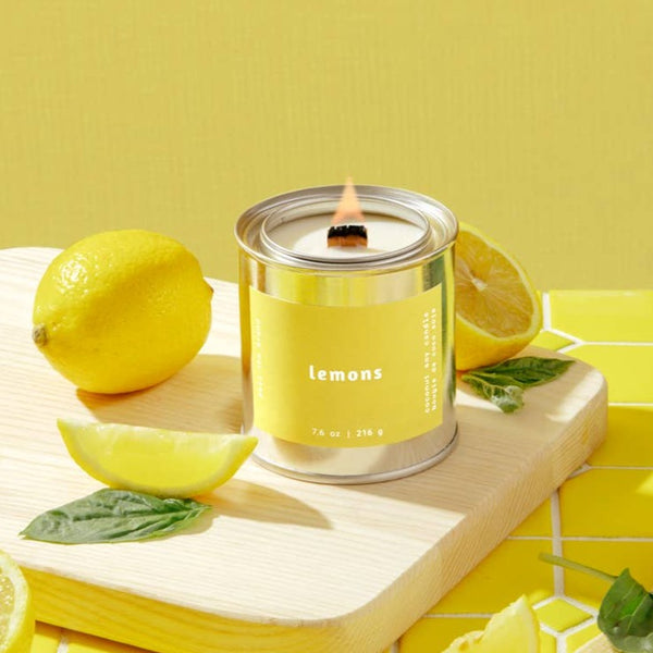Mala Candle: Lemons | Citrus + Basil + Lemongrass - Freshie & Zero Studio Shop