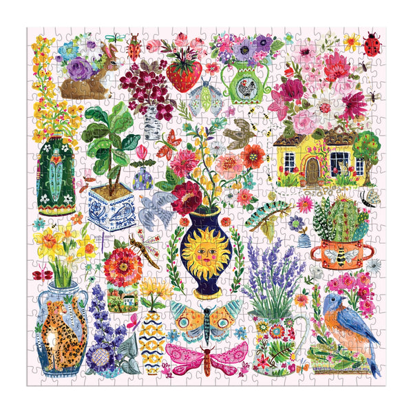 Buzzy Bouquets 500 Piece Jigsaw Puzzle - Freshie & Zero Studio Shop