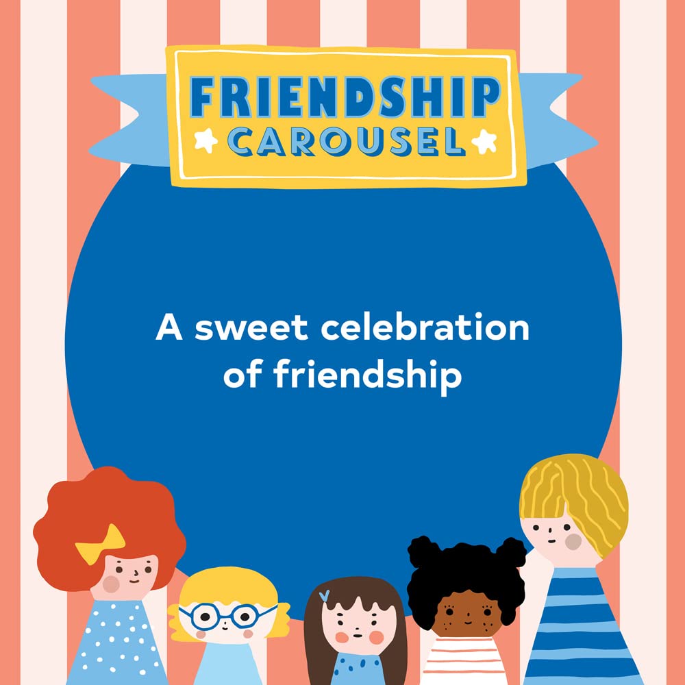 Friendship Carousel Board Book by Suzy Ultman - Freshie & Zero Studio Shop