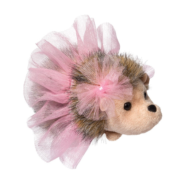 Pink Swirl Hedgehog in a Tutu Plush Toy - Freshie & Zero Studio Shop
