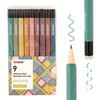 Medium Point Erasable Gel Pen Set of 9 - Freshie & Zero Studio Shop