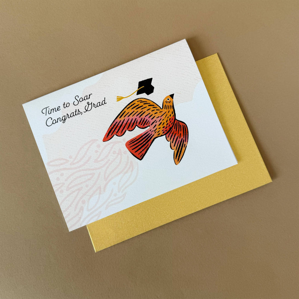 Time to Soar Grad Card - Freshie & Zero Studio Shop