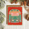 Christmas Sweater Greeting Card Set of 6 - Freshie & Zero Studio Shop