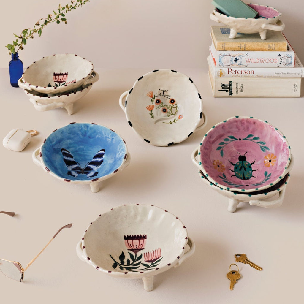 Amulet Ceramic Footed Bowl By Danica - Freshie & Zero Studio Shop