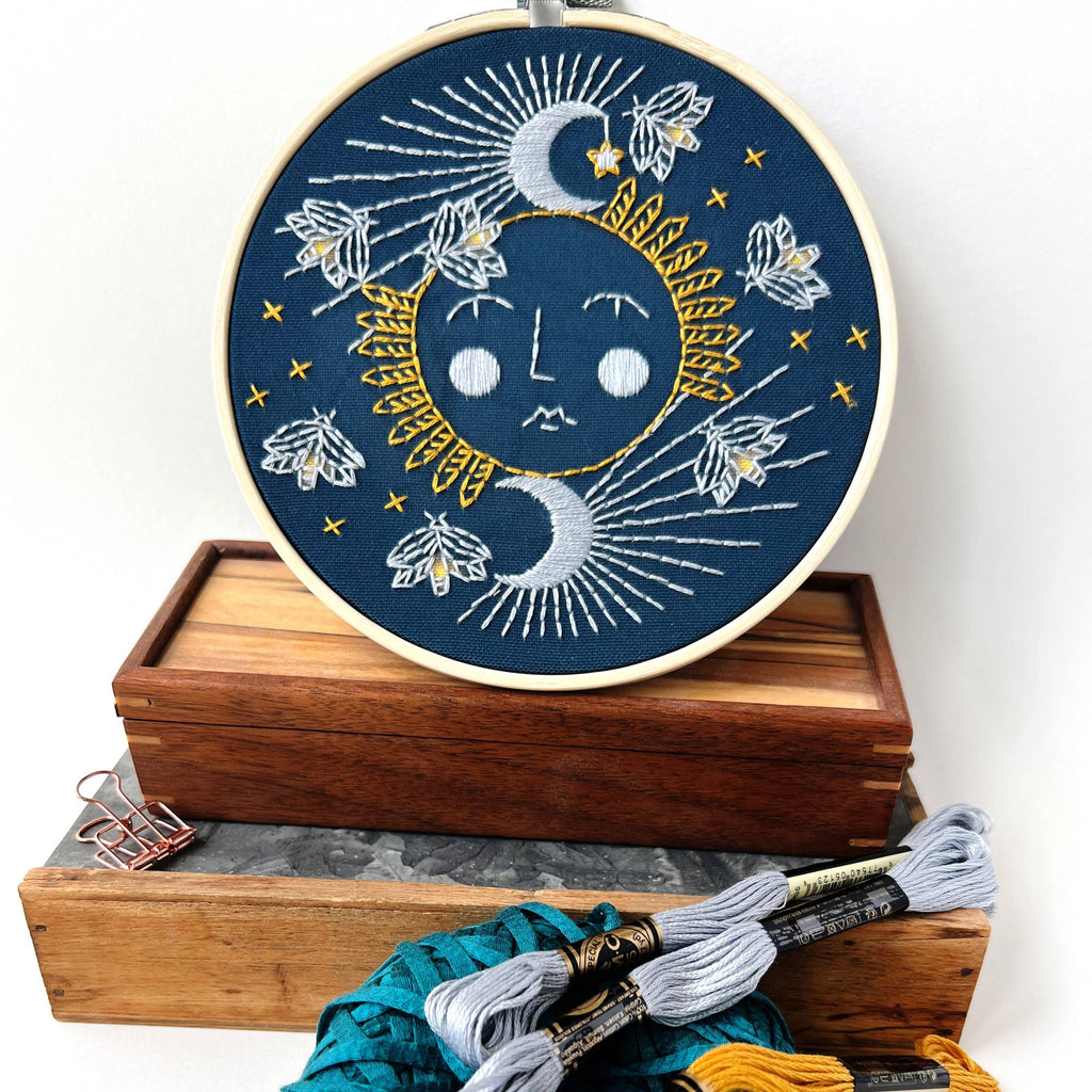 Embroidery Kit - Moonglow - Freshie & Zero Studio Shop