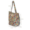 Large Zippered Bag Flora - Freshie & Zero Studio Shop