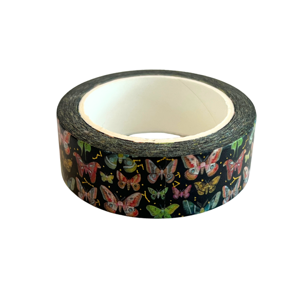 Mystical Moths & Butterflies Washi Tape - Freshie & Zero Studio Shop